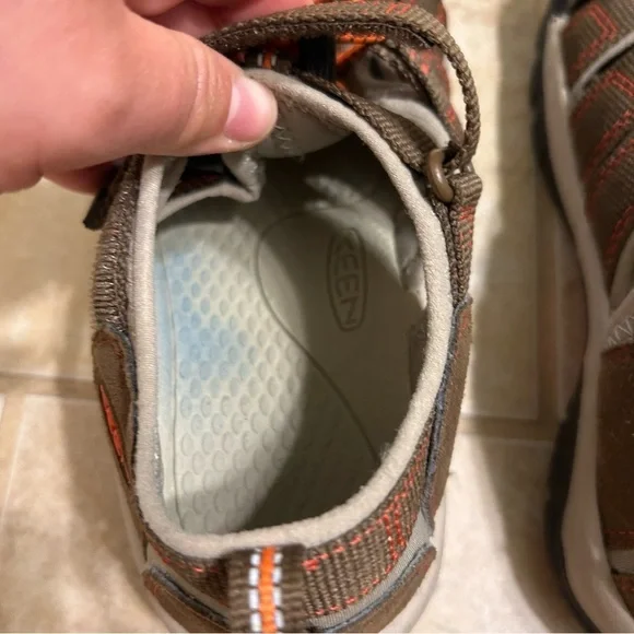 Keen Kids Outdoor Adventure Sandals - Brown and Orange - Picture 4 of 7